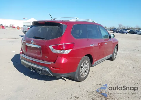 2014 Nissan Pathfinder Sl z USA, uszkodzony, nr VIN 5N1AR2MN9EC682440